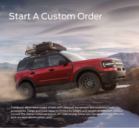 Start a custom order | Courtesy Ford of Globe in Globe AZ